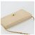 CHANEL Matelasse Chain Shoulder Bag Lamb Skin Beige Gold CC Auth bs36200 D'oro - vista 6