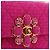 CHANEL Mini Matelasse 18 Chain Shoulder Bag tweed Pink Gold CC Auth 192078SM Rosa D'oro - vista 18