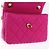 CHANEL Mini Matelasse 18 Chain Shoulder Bag tweed Pink Gold CC Auth 192078SM Rosa D'oro - vista 20