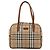BURBERRY Nova Check Handtasche Canvas Beige Goldton Auth 192718 - Ansicht 13