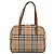BURBERRY Nova Check Handtasche Canvas Beige Goldton Auth 192718 - Ansicht 2