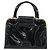 Borsa SAINT LAURENT in pelle vernice nera e oro Auth 193027A Nero D'oro - vista 2