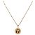 Collana SAINT LAURENT Initials Cointop Metal Gold Tone Auth SW2536