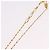 Collana SAINT LAURENT Initials Cointop Metal Gold Tone Auth SW2536 - vista 12