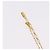 Collana SAINT LAURENT Initials Cointop Metal Gold Tone Auth SW2536 - vista 7