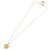 Collana SAINT LAURENT Initials Cointop Metal Gold Tone Auth SW2536 - vista 8