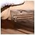 Céline Borsa CELINE Macadam Canvas PVC Beige Oro Autentica 186693 D'oro - vista 23