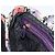 BALLY Hand Bag Leather Purple Gold Auth BA14389A Golden - view 23
