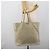 Miu Miu Tote Bag Leder Beige Silber Auth 192293 - Ansicht 23