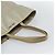 Miu Miu Tote Bag Leder Beige Silber Auth 192293 - Ansicht 7