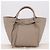 Céline CELINE Big Bag Small Hand Bag Pelle Grigio Argento Auth bs36059M Marrone - vista 12