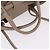 Céline CELINE Big Bag Small Hand Bag Pelle Grigio Argento Auth bs36059M Marrone - vista 7