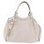 GUCCI GG Canvas Guccissima Tote Bag Leder Weiß Silber 211944 Auth ka5249 - Ansicht 13