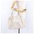 GUCCI GG Canvas Guccissima Tote Bag Leder Weiß Silber 211944 Auth ka5249 - Ansicht 24