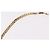 Collana Choker Christian Dior Lacquer Design Metallo Tonalità Oro Auth SW2529 - vista 14