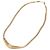 Collana Choker Christian Dior Lacquer Design Metallo Tonalità Oro Auth SW2529 - vista 9