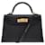 Hermès Borsa HERMES Kelly Mini in Pelle Nera - 103748 Nero - vista 3