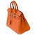 Hermès Borsa HERMES Birkin 25 in Pelle Arancione - 103752 - vista 5