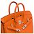 Hermès Borsa HERMES Birkin 25 in Pelle Arancione - 103752 - vista 7