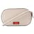Sac bandoulière en cuir Valentino Garavani V logo Rose Beige  - vue 1