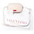 Sac bandoulière en cuir Valentino Garavani V logo Rose Beige  - vue 12