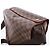 Borsa a tracolla Louis Vuitton Naviglio Damier Ebene marrone N45255 Rosso - vista 3