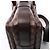 Borsa a tracolla Louis Vuitton Naviglio Damier Ebene marrone N45255 Rosso - vista 8