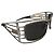Gafas de sol Gianfranco Ferré Swarovski Plateadas GF68901 Negro Plata - vista 2