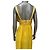 Dolce & Gabbana Maxikleid aus gelber Seide mit Schleife Gr. 38 Gebraucht - Ansicht 4