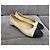 Ballerine bicolore Chanel con tacco impreziosito da perle Nero Beige - vista 4