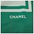 Chanel Stola aus grüner Seide mit geometrischem Muster - Ansicht 5