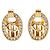 Orecchini a clip Christian Dior placcati oro e strass D'oro - vista 2