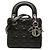 Mini borsa a mano Cannage Lady Christian Dior Nero