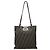 Fendi Zucca Tote Bag Braun Leder und Canvas