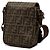 Borsa a tracolla Fendi Zucca Marrone - vista 2
