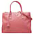 Borsa Prada Galleria Triangle Logo Plate Rosa
