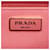 Borsa Prada Galleria Triangle Logo Plate Rosa - vista 10