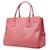 Borsa Prada Galleria Triangle Logo Plate Rosa - vista 2