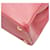 Borsa Prada Galleria Triangle Logo Plate Rosa - vista 4