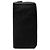 Cartera larga de cuero Saffiano negro Prada