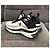 Sneakers Chanel CC Logo in pelle e camoscio Nero Bianco Beige - vista 7