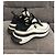 Sneakers Chanel CC Logo in pelle e camoscio Nero Bianco Beige - vista 9