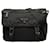 Borsa a tracolla con placca logo Triangle Prada Nero