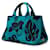 Borsa a mano con placca logo Triangle Prada Blu Blu navy - vista 2