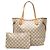 Borsa Tote Louis Vuitton Damier Azur Neverfull MM Crudo - vista 7