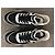 Sneakers Chanel CC Logo Nero Bianco - vista 13
