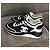 Sneakers Chanel CC Logo Nero Bianco - vista 4