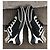 Sneakers Chanel CC Logo Nero Bianco - vista 6