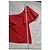 Zapa Paris Top rojo asimétrico con volantes Roja - vista 10