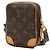Piccola borsa a tracolla a cuore Louis Vuitton Monogram Game On Panam Marrone Rosso - vista 2